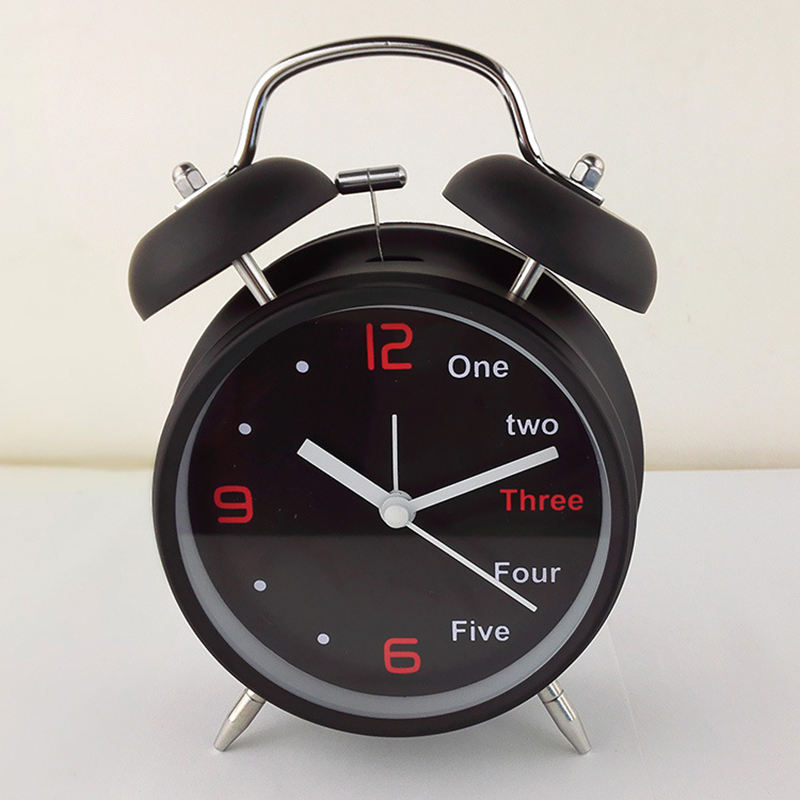 BG Mart Classic Bell Alarm Clock – Black 212